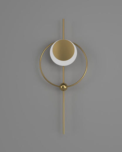 Diff Eclipse Brass Sculptural Wall Sconce-DF6058