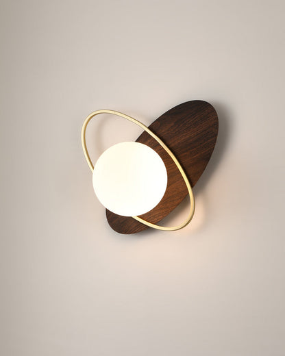 Diff Frosted Glass Oval Accent Wall Sconce-DF6064