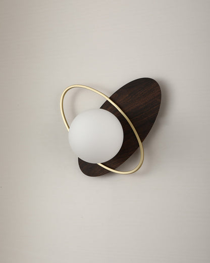 Diff Frosted Glass Oval Accent Wall Sconce-DF6064