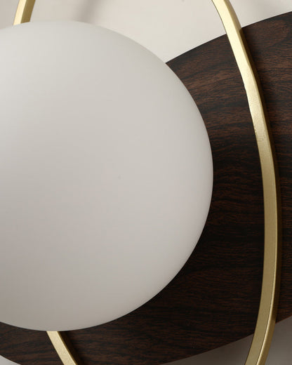 Diff Frosted Glass Oval Accent Wall Sconce-DF6064