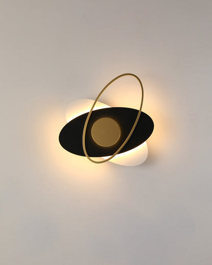 Diff Frosted Glass Oval Accent Wall Sconce-DF6064