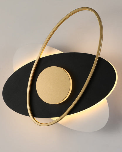 Diff Frosted Glass Oval Accent Wall Sconce-DF6064