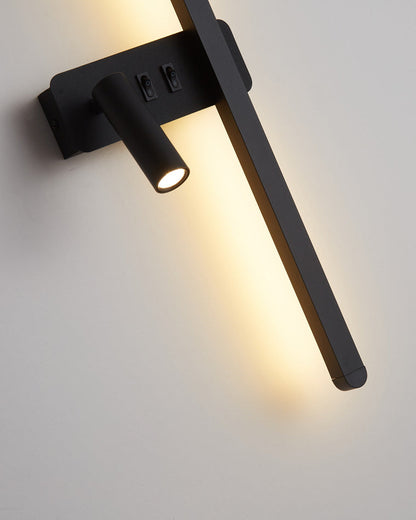 Diff Switchable Long Linear Wall Sconce with Spotlight-DF6068