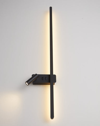 Diff Switchable Long Linear Wall Sconce with Spotlight-DF6068