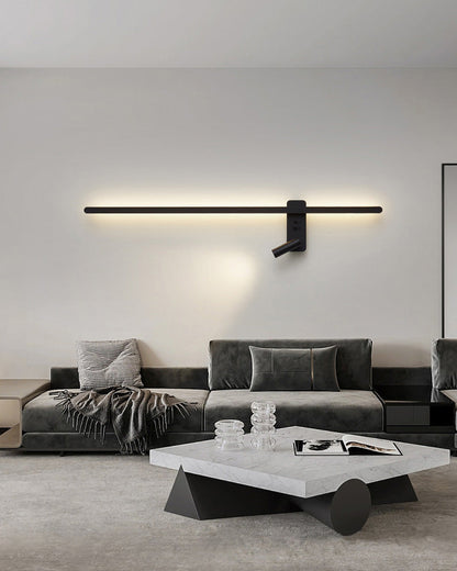 Diff Switchable Long Linear Wall Sconce with Spotlight-DF6068