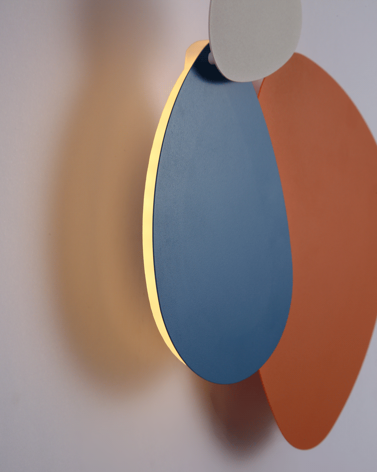 Diff Colorful Sculptural Art Wall Sconce-DF6079
