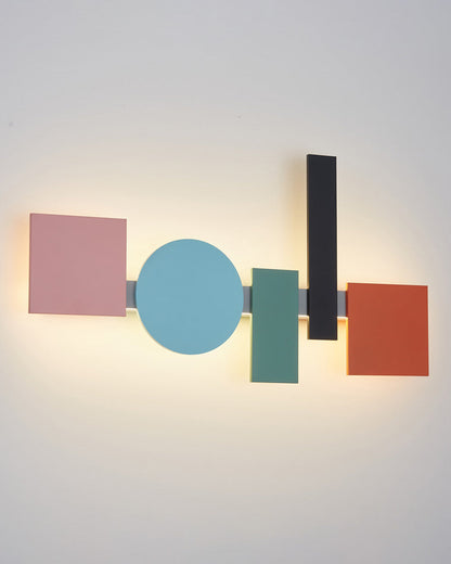 Diff Colorful Sculptural Art Wall Sconce-DF6080