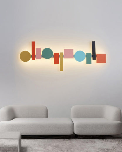 Diff Colorful Sculptural Art Wall Sconce-DF6080