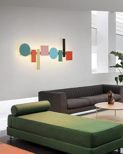 Diff Colorful Sculptural Art Wall Sconce-DF6080