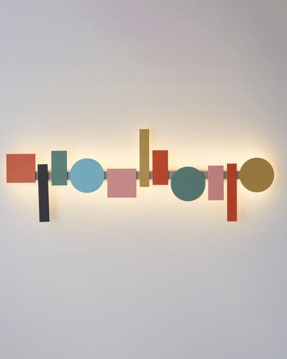 Diff Colorful Sculptural Art Wall Sconce-DF6080