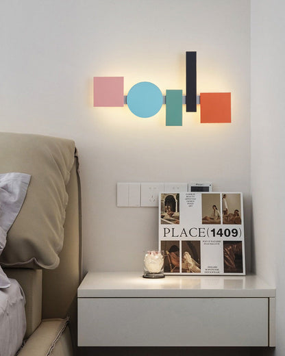 Diff Colorful Sculptural Art Wall Sconce-DF6080