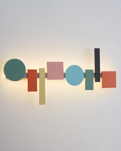 Diff Colorful Sculptural Art Wall Sconce-DF6080