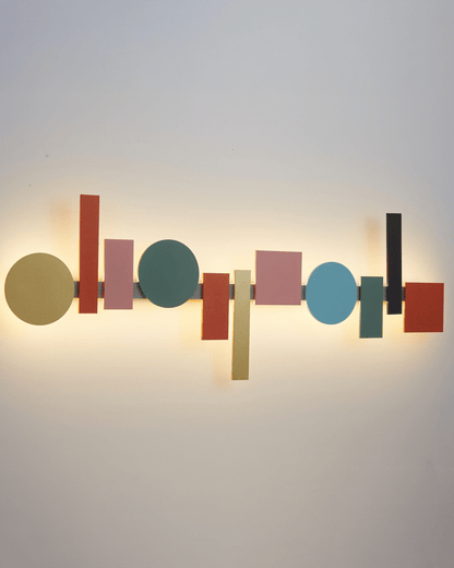 Diff Colorful Sculptural Art Wall Sconce-DF6080