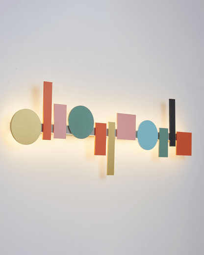 Diff Colorful Sculptural Art Wall Sconce-DF6080