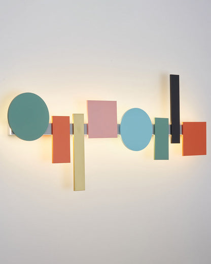 Diff Colorful Sculptural Art Wall Sconce-DF6080