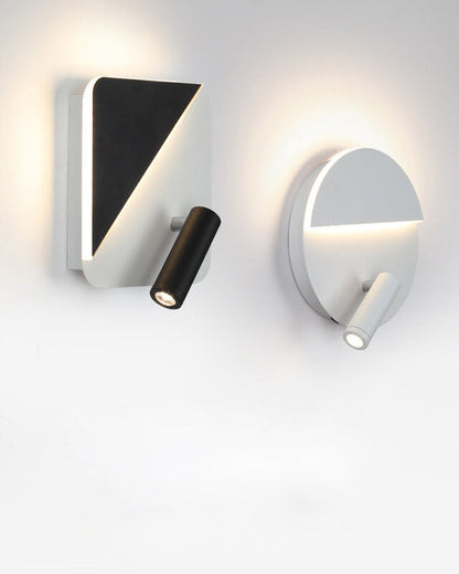 Diff Round/Square Wall Sconce with Spotlight-DF6081