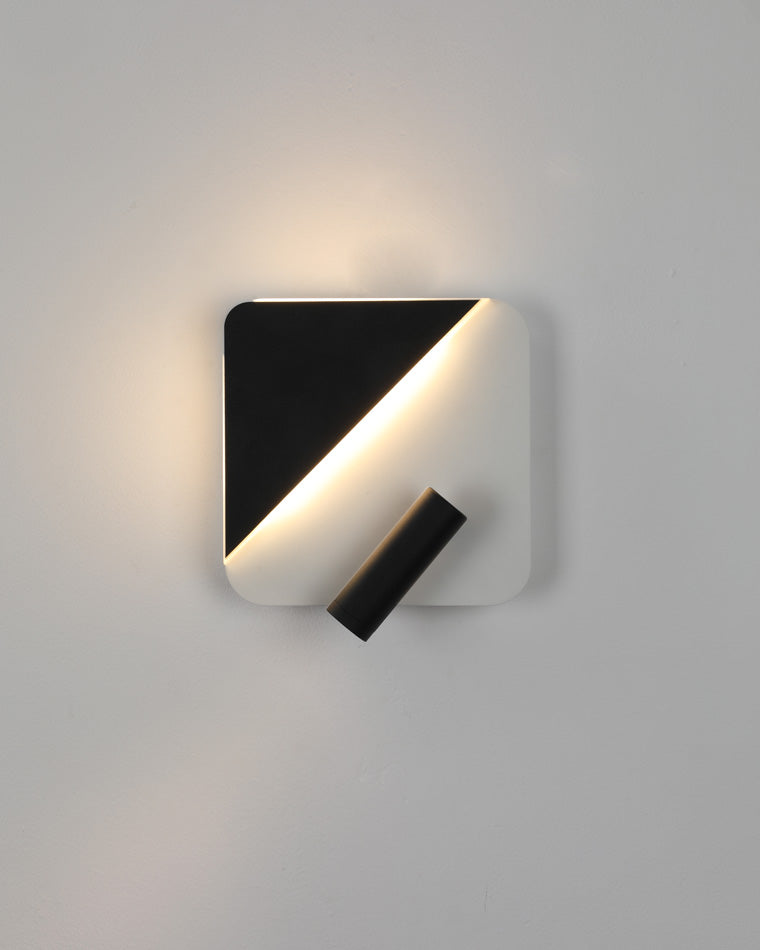 Diff Round/Square Wall Sconce with Spotlight-DF6081