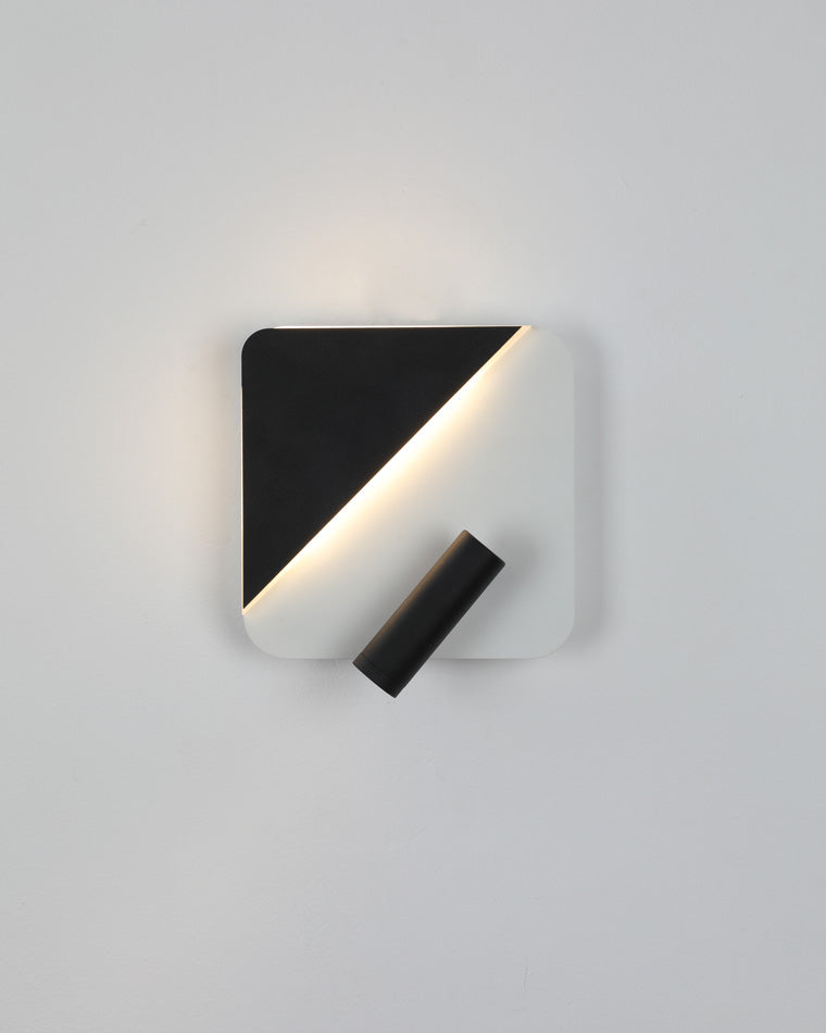 Diff Round/Square Wall Sconce with Spotlight-DF6081