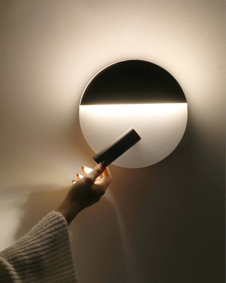 Diff Round/Square Wall Sconce with Spotlight-DF6081