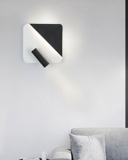 Diff Round/Square Wall Sconce with Spotlight-DF6081