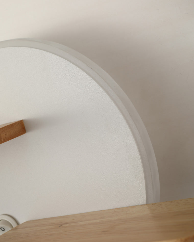 Diff Round Accent Wall Sconce with Shelf, Switch and USB-DF6084