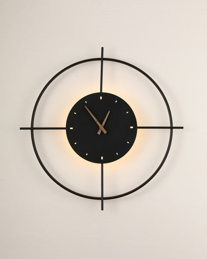 Diff Wall Clock with Led Light-DF6085