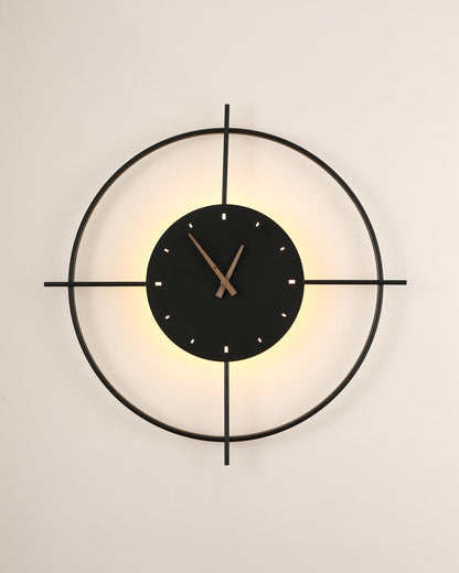 Diff Wall Clock with Led Light-DF6085