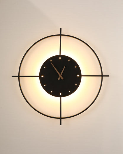 Diff Wall Clock with Led Light-DF6085