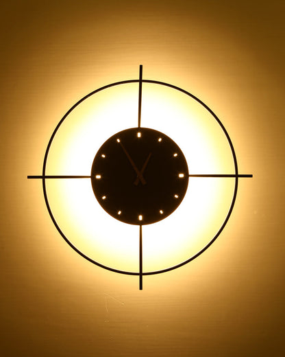 Diff Wall Clock with Led Light-DF6085
