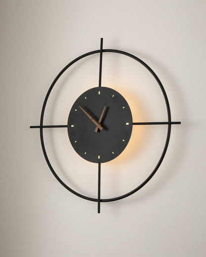 Diff Wall Clock with Led Light-DF6085