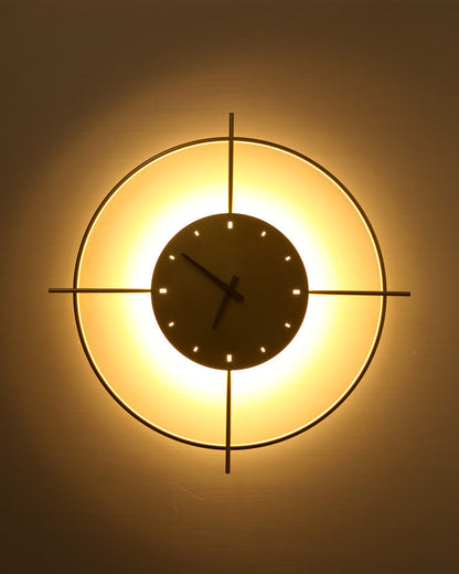 Diff Wall Clock with Led Light-DF6085