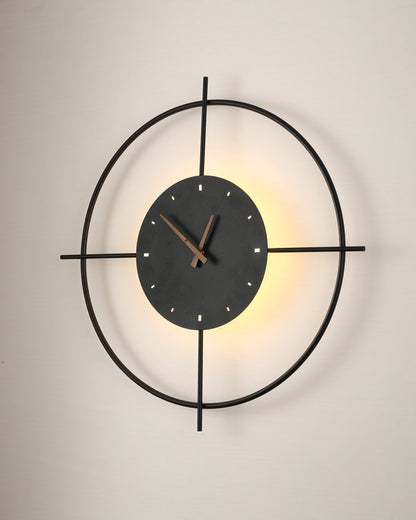 Diff Wall Clock with Led Light-DF6085