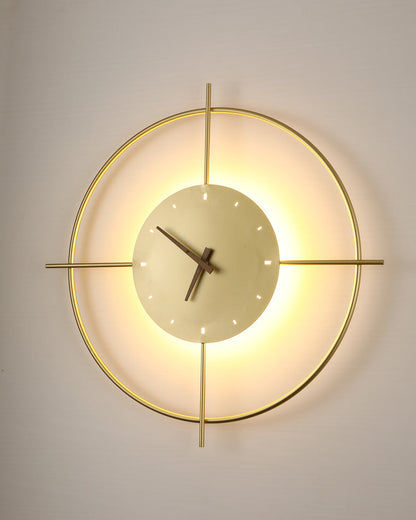 Diff Wall Clock with Led Light-DF6085