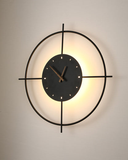 Diff Wall Clock with Led Light-DF6085