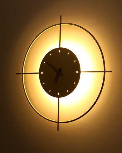 Diff Wall Clock with Led Light-DF6085