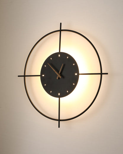 Diff Wall Clock with Led Light-DF6085