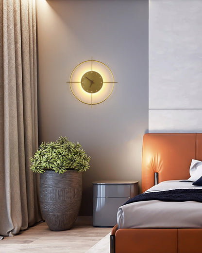 Diff Wall Clock with Led Light-DF6085