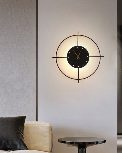 Diff Wall Clock with Led Light-DF6085