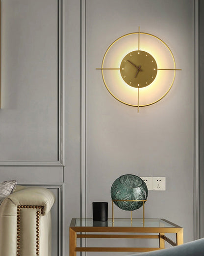 Diff Wall Clock with Led Light-DF6085