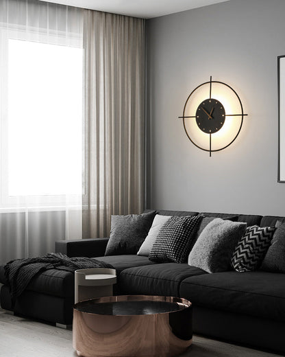 Diff Wall Clock with Led Light-DF6085