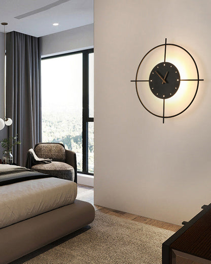 Diff Wall Clock with Led Light-DF6085