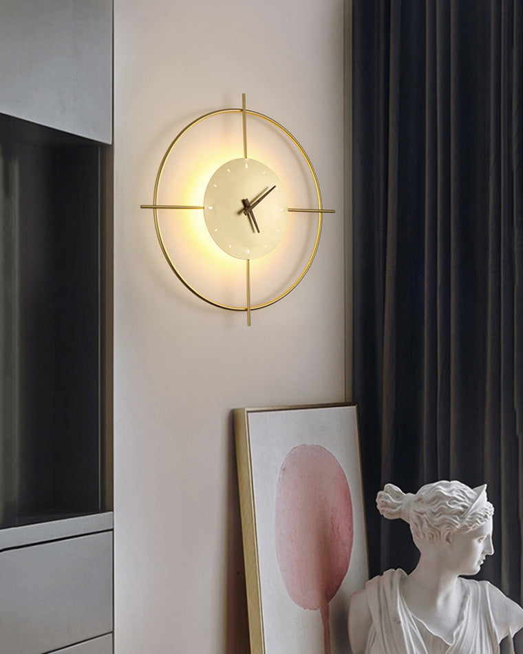 Diff Wall Clock with Led Light-DF6085