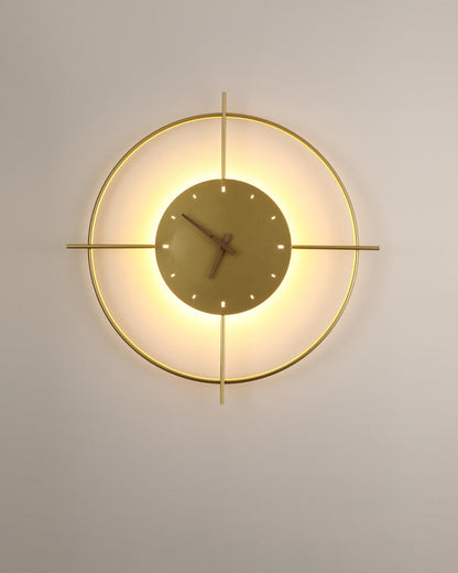 Diff Wall Clock with Led Light-DF6085