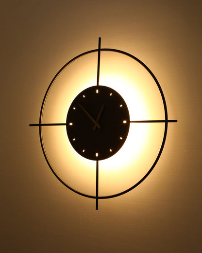 Diff Wall Clock with Led Light-DF6085