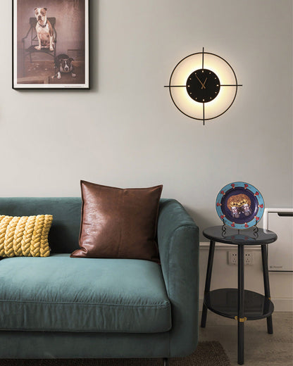 Diff Wall Clock with Led Light-DF6085