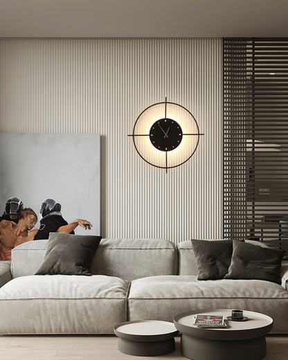Diff Wall Clock with Led Light-DF6085