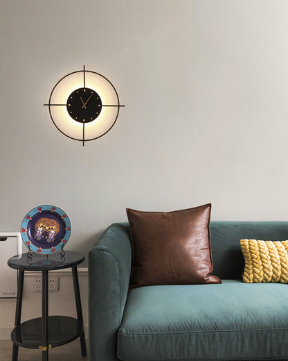 Diff Wall Clock with Led Light-DF6085