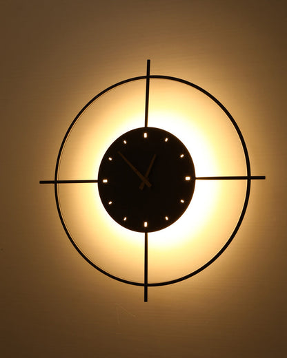 Diff Wall Clock with Led Light-DF6085
