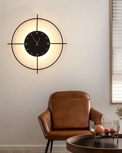 Diff Wall Clock with Led Light-DF6085