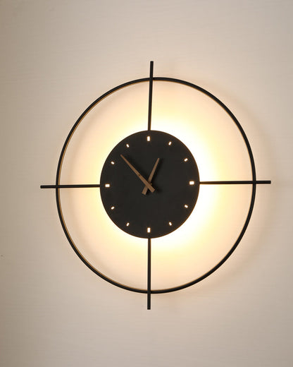 Diff Wall Clock with Led Light-DF6085